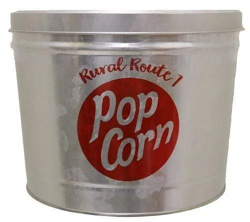 Rural Route 1 - Galvanized Popcorn Tin