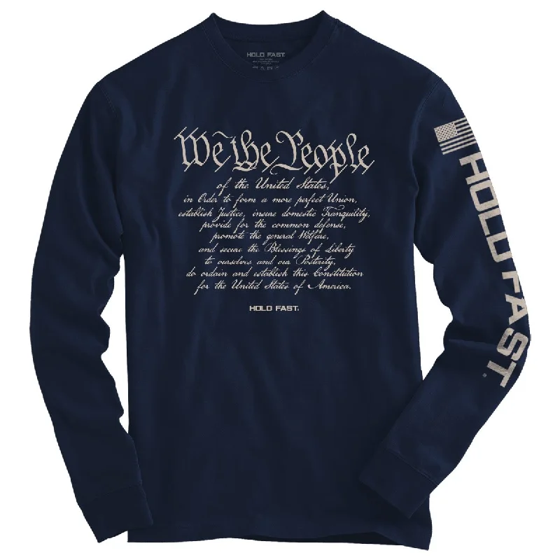 Hold Fast We The People USA Christian Unisex Long Sleeve T-Shirt