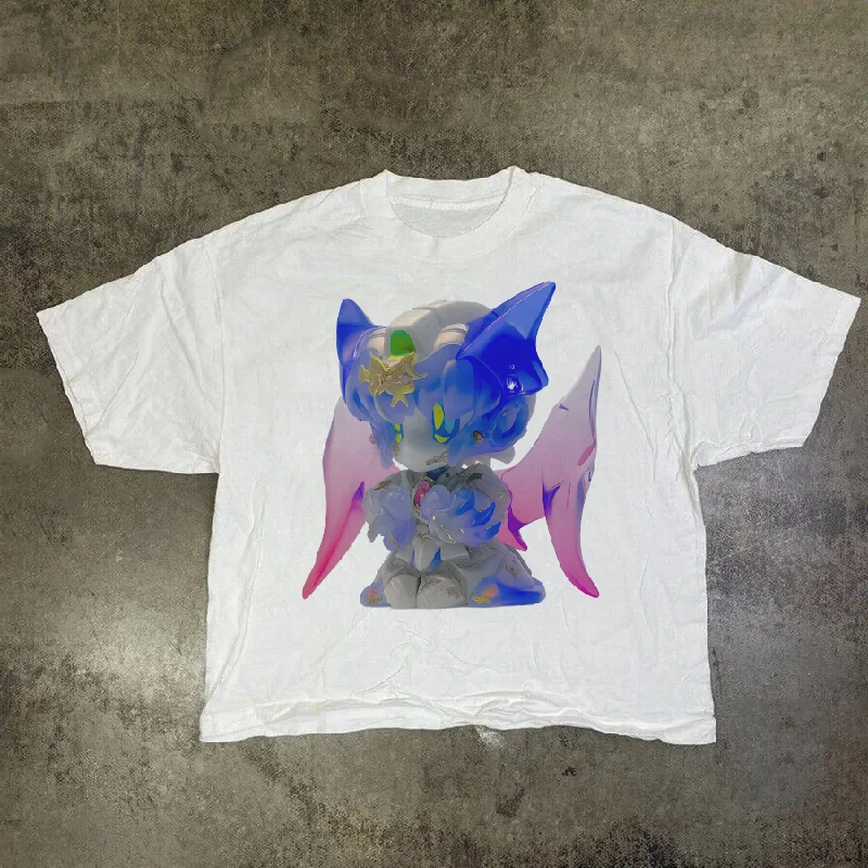 RYUKO® Unisex T-Shirt 2/2 Pieces