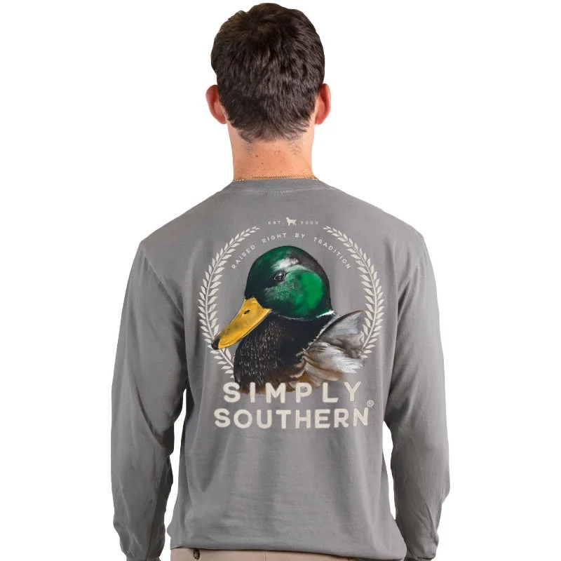 SALE Simply Southern Duck Unisex Comfort Colors Long Sleeve T-Shirt