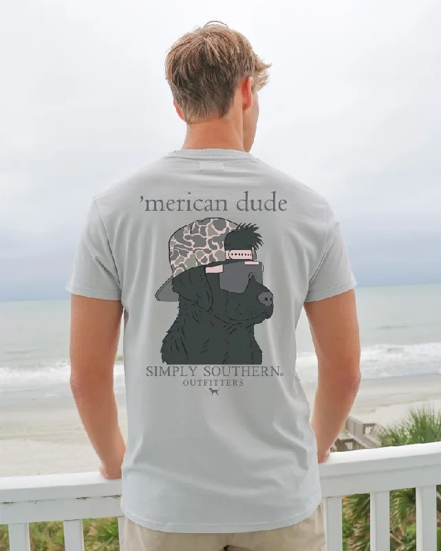 Simply Southern Merican Dude Camo Dog Unisex T-Shirt