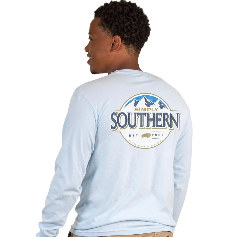 SALE Simply Southern Mountains Unisex Comfort Colors Long Sleeve T-Shirt