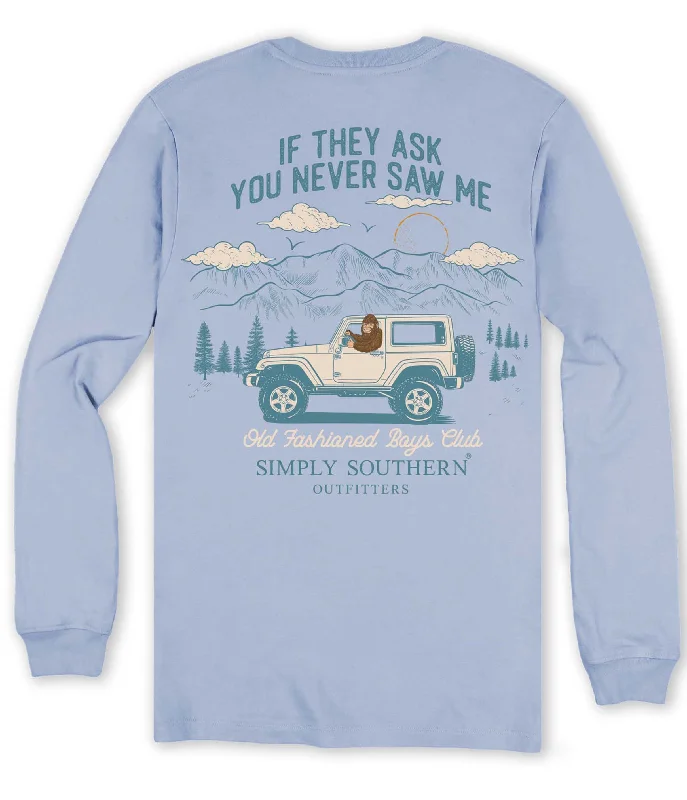 Simply Southern Sasquatch SUV Unisex Long Sleeve T-Shirt