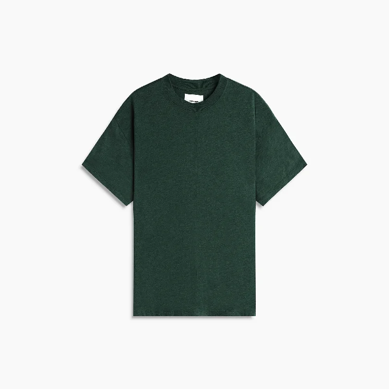 tri-blend standard tee / hunter green heather