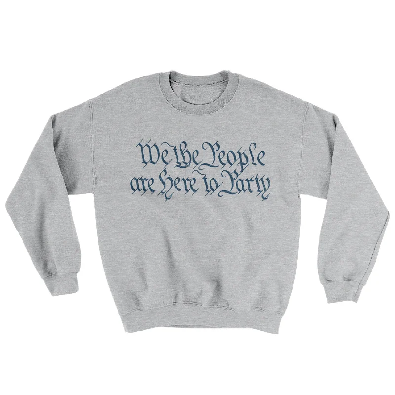 We The People Are Here To Party Ugly Sweater